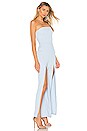 view 2 of 3 Shamika Split Leg Jumpsuit in Light Blue
