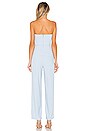 view 3 of 3 Shamika Split Leg Jumpsuit in Light Blue