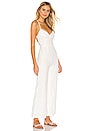 view 3 of 4 Katherine Lace Up Back Jumpsuit in White