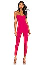 view 1 of 3 Clarice Strapless Jumpsuit in Hot Pink
