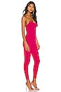 view 2 of 3 Clarice Strapless Jumpsuit in Hot Pink
