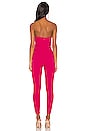 view 3 of 3 Clarice Strapless Jumpsuit in Hot Pink