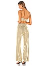 view 3 of 3 Miranda Pant Set in Gold Metallic