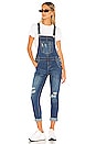 view 1 of 3 Gia Denim Overalls in Medium Denim Wash