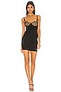 view 1 of 3 Inez Lace Bustier Mini Dress in Black