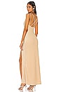 view 1 of 4 Karmin Ruched Maxi Dress in Gold