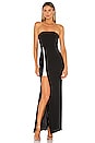 view 1 of 3 ROBE DE SOIRÉE BUSTIER SHELLIE in Black