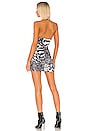 view 3 of 3 Evelyn Halter Mini Dress in Snow Leopard