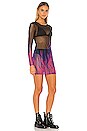 view 2 of 3 Tati Mesh Mini Dress in Black Multi