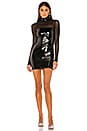 view 1 of 3 Kirsten Mesh Mini Dress in Black