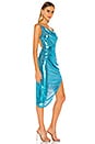 view 2 of 5 Florence Drape Front Dress in Aqua