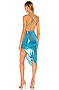 view 4 of 5 Florence Drape Front Dress in Aqua
