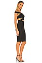 view 2 of 3 ENSEMBLE JUPE MIDI ET TOP DECLAN in Black