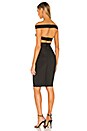 view 3 of 3 ENSEMBLE JUPE MIDI ET TOP DECLAN in Black