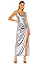 view 1 of 3 Cerina Maxi Dress in Silver