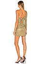 view 3 of 4 Althea Mini Dress in Gold
