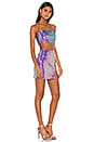 view 2 of 4 Tabbie Sequin Skirt Set in Purple