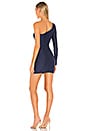 view 4 of 3 Erika Cut Out Dress in Navy