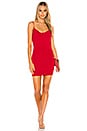 view 1 of 3 Cassidy Drape Back Dress in Red