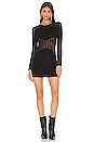 view 1 of 3 Starla Knit Mini Dress in Black