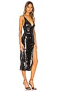 view 2 of 4 Carissa High Slit Dress in Black