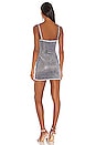 view 3 of 4 Arnell Rhinestone Mini Dress in Blue