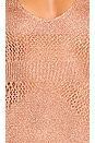 view 4 of 4 Nuri Crochet Mini Dress in Copper