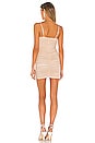 view 3 of 4 Tamzin Ruched Mini Dress in Nude