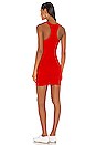view 3 of 4 Liza Snap Mini Dress in Red