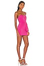 view 2 of 5 VESTIDO DE CORAZÓN SIN TIRANTES JADE in Pink
