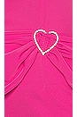 view 5 of 5 VESTIDO DE CORAZÓN SIN TIRANTES JADE in Pink