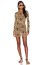 view 3 of 4 Ciara Mini Dress in Leopard