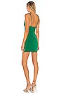 view 3 of 3 ROBE AVEC BRETELLES À NOUER PETUNIA in Green