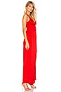 view 2 of 3 Eva Front Slit Dress in Red