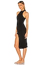 view 2 of 3 Mansa Slit Midi Dress in Black