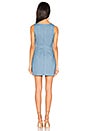 view 3 of 3 Demi Button Up Mini Dress in Light Blue Denim