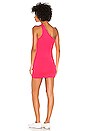 view 3 of 3 Maliya One Shoulder Dress in Neon Pink