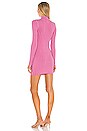 view 3 of 3 Alora Wrap Mini Dress in Pink