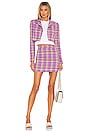 view 1 of 3 Dione Blazer Skirt Set in Purple