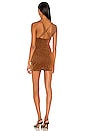 view 3 of 4 Delanie Mini Dress in Rust Metallic