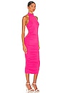 view 2 of 3 Mallory High Neck Dress in Hot Pink
