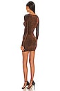 view 3 of 4 Naomi Mini Dress in Copper