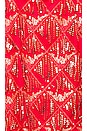 view 4 of 4 Nia Sequin Fringe Dress in Red