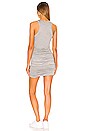 view 3 of 4 Yvette Ruched Dress in Heather Grey