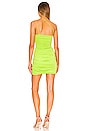 view 3 of 3 Sierra Ruched Mini Dress in Neon Green