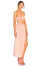 view 2 of 3 Karolyna Maxi Skirt Set in Peach