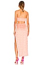 view 3 of 3 Karolyna Maxi Skirt Set in Peach