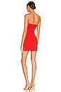 view 3 of 3 Nylah Front Zip Dress in Red
