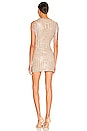 view 3 of 4 Carly Fringe Mini Dress in Gold