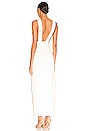view 3 of 3 Erika Deep V Jersey Maxi in Ivory